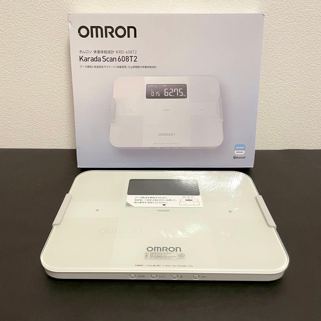 OMRON オムロン 体重体組成計 カラダスキャン ホワイト KRD-608T2