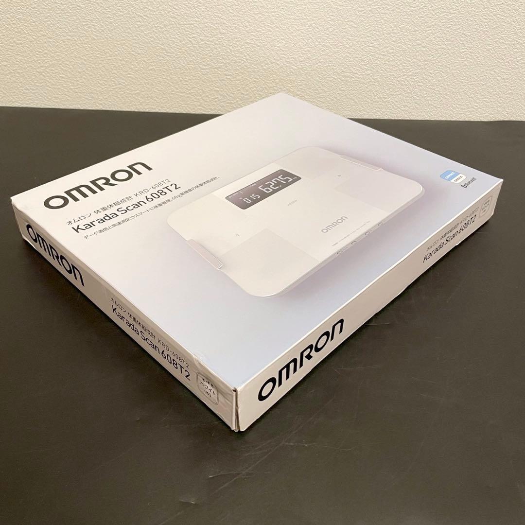 OMRON オムロン 体重体組成計 カラダスキャン ホワイト KRD-608T2