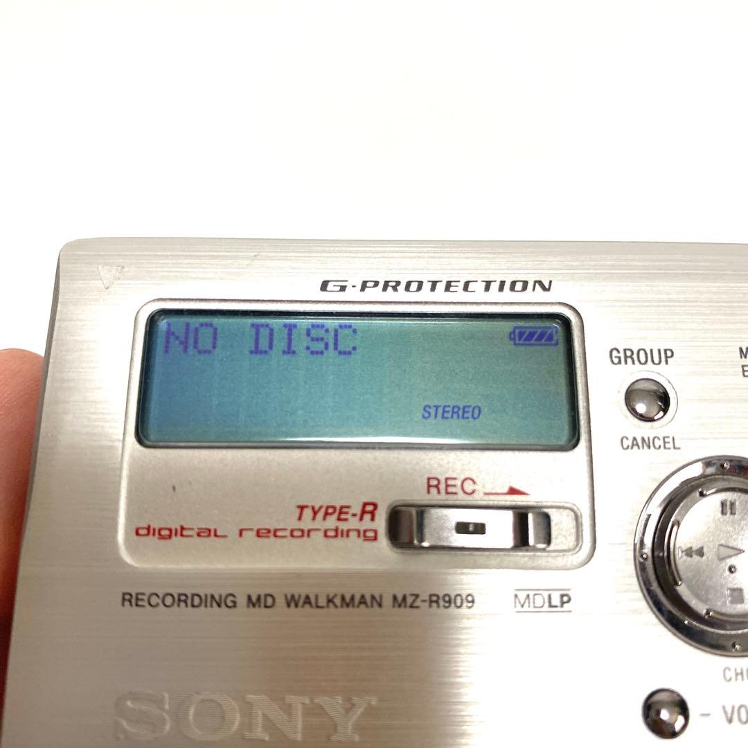 SONY ソニー MZ-R909 ポータブルMDプレーヤー