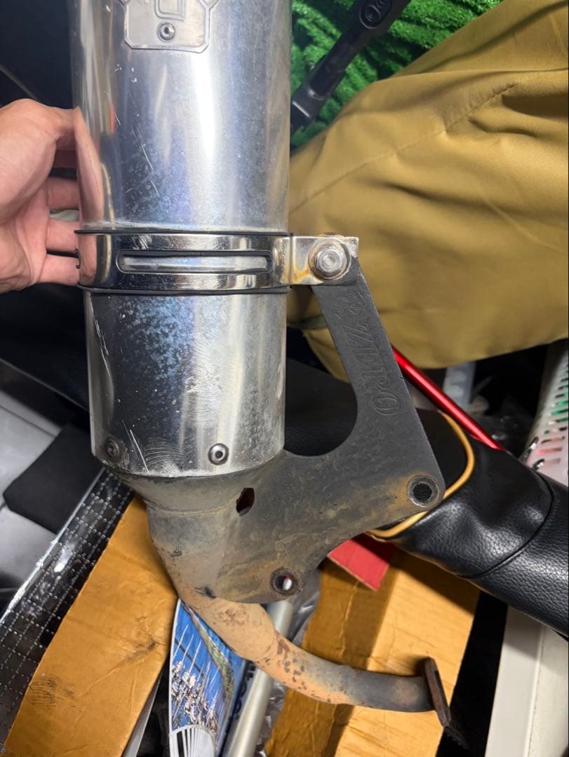 ライブディオZX デュークマフラー