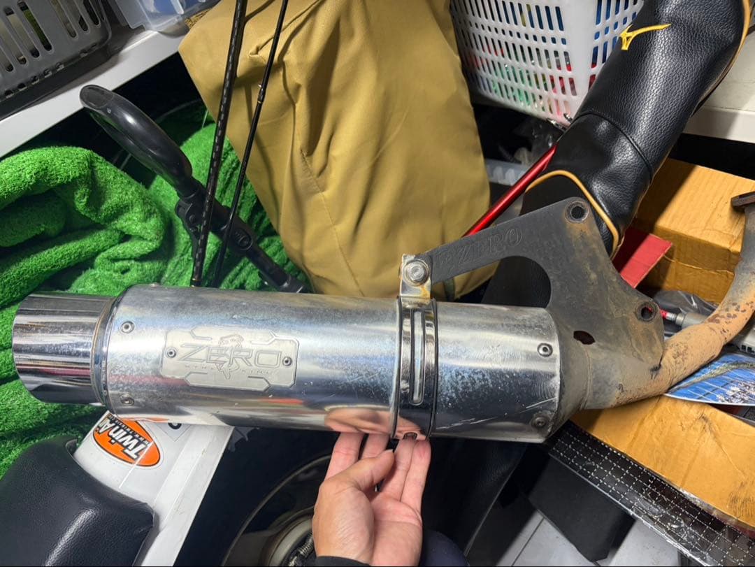 ライブディオZX デュークマフラー