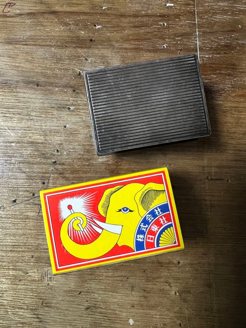 銀製　マッチボックス アンティーク　シルバー