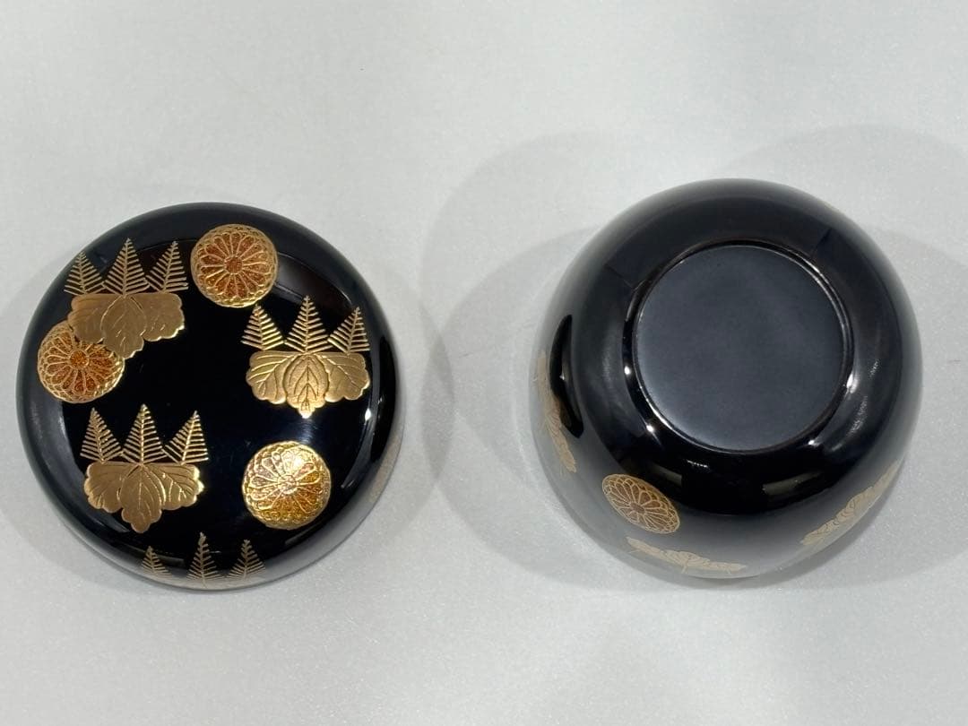 茶道具 高台寺蒔絵 大棗 竹内幸斎 棗 共箱