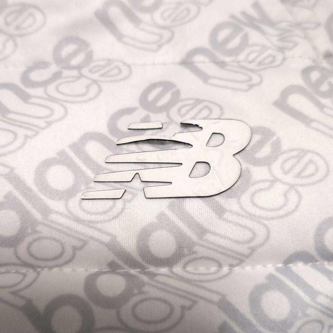 ニューバランス ゴルフ 中綿パンツ 総柄 白×黒 5サイズ L