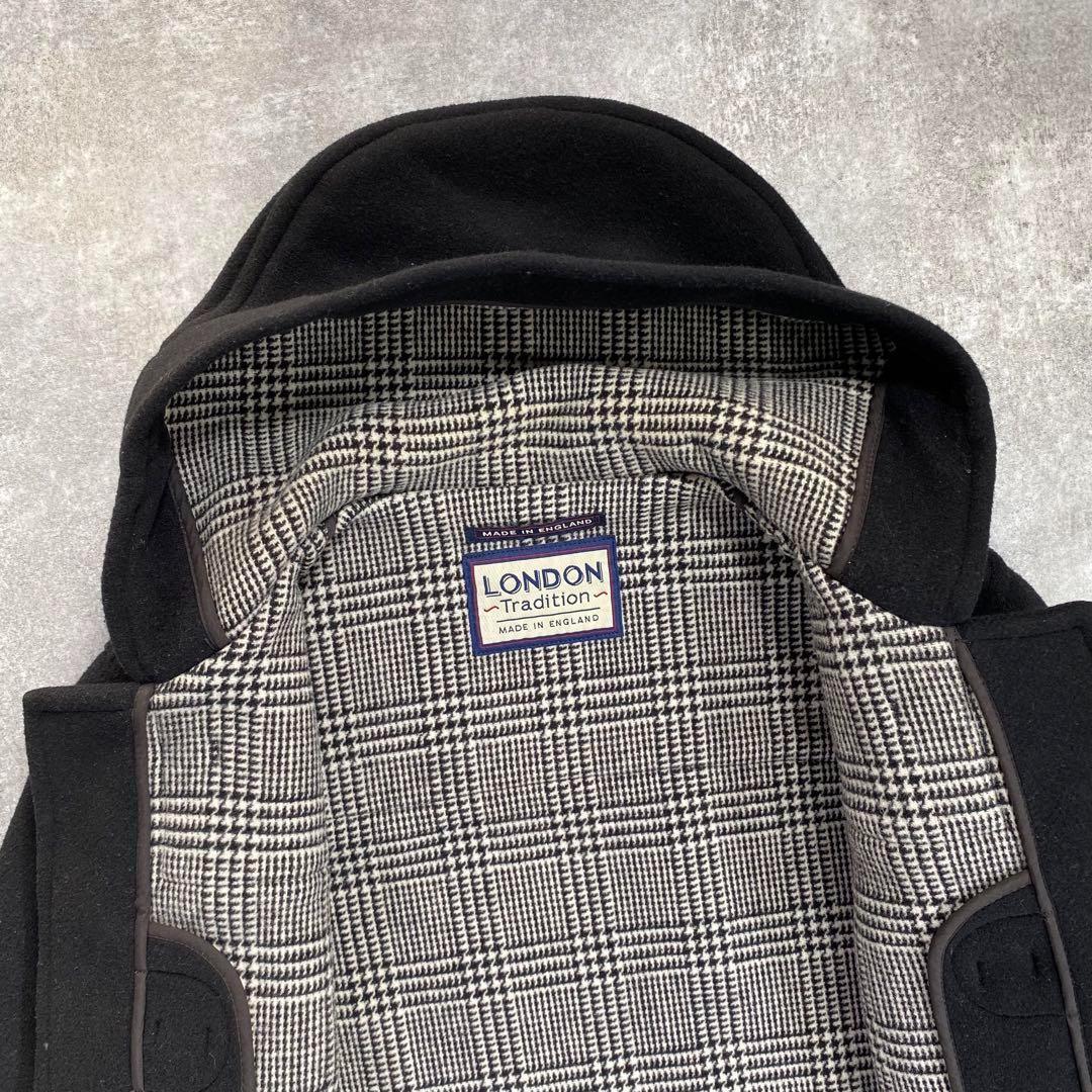 LONDON Tradition　ダッフルコート【L】イギリス　ロング　ブラック