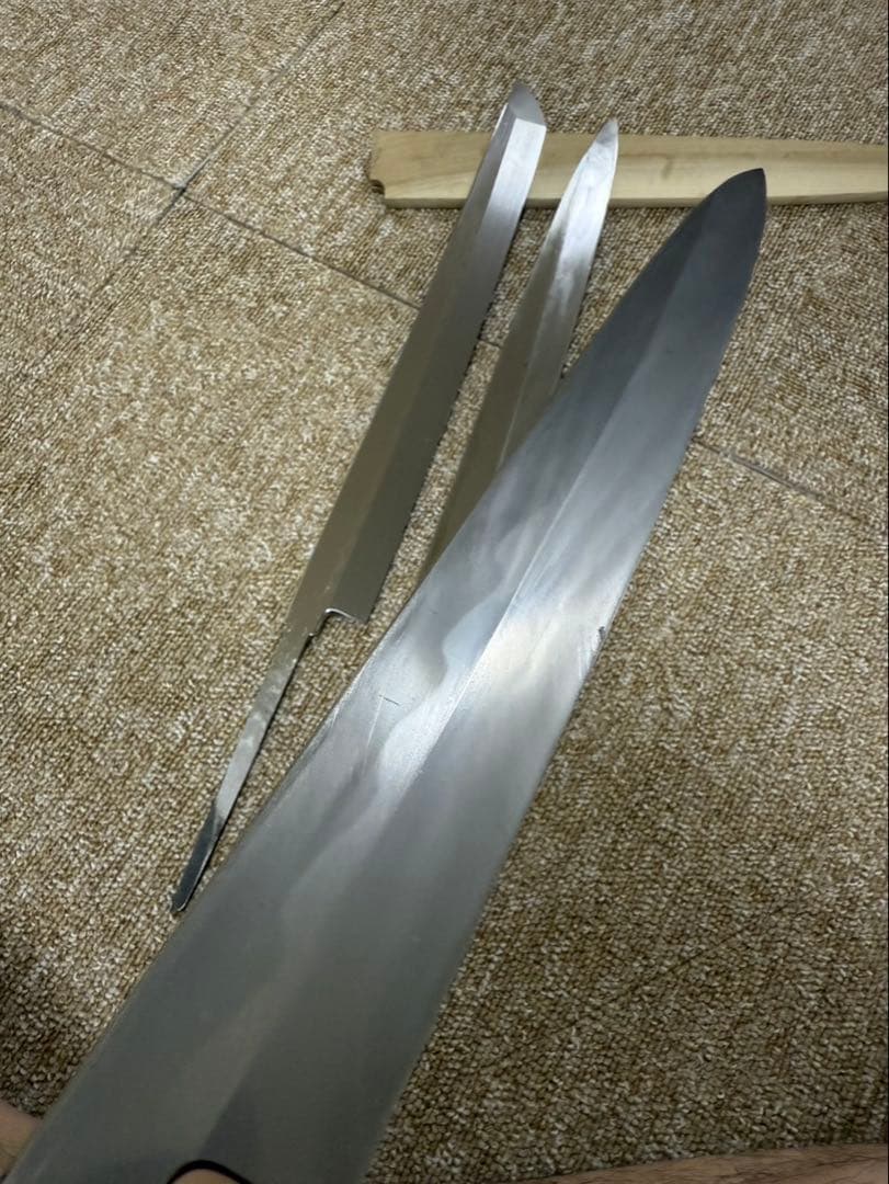 和包丁　白木作本焼　北辰作水本焼　中川作水本焼