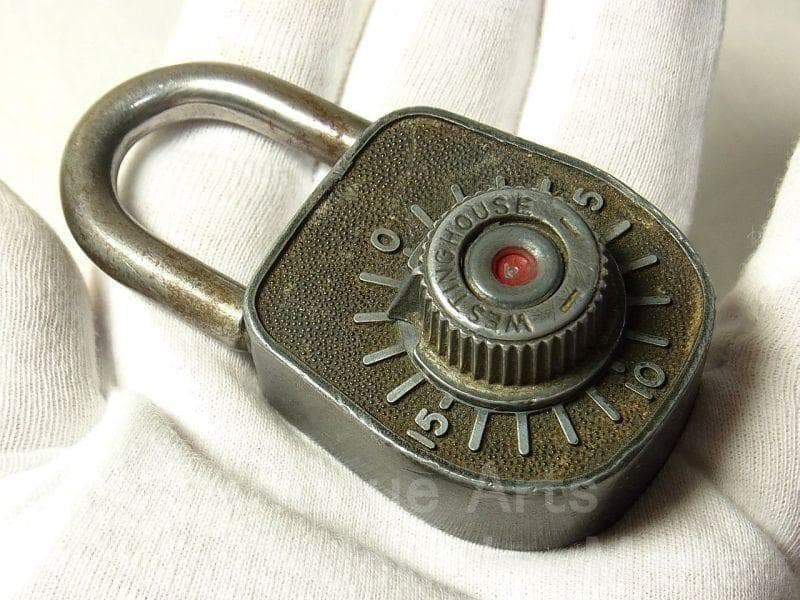 《p1057》1930年　WESTINGHOUSE・GOUGLERダイヤル南京錠