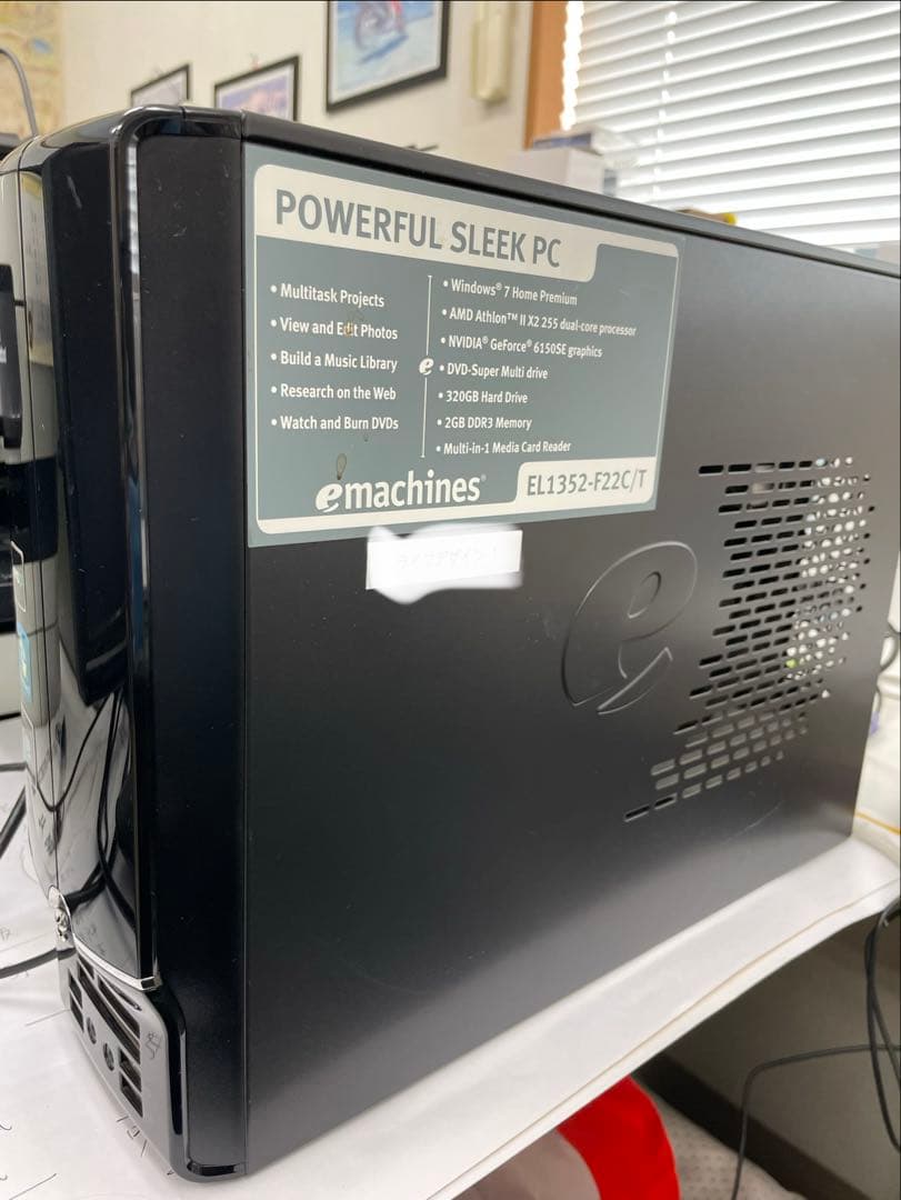 eMachinesイーマシンズEL1352-F22C/TジャンクPC同じもの2つ