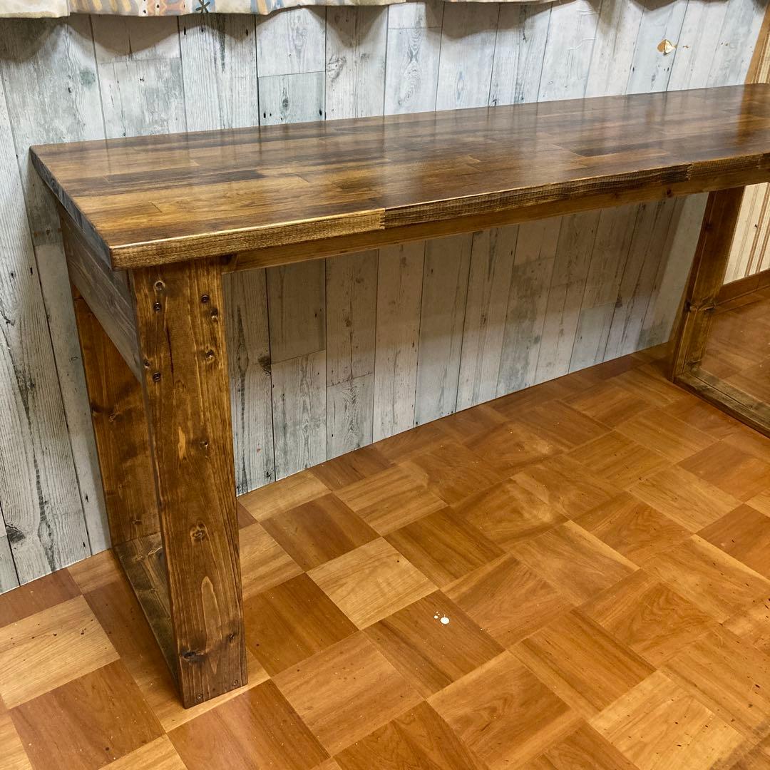 机 テーブル カウンター パイン集成材