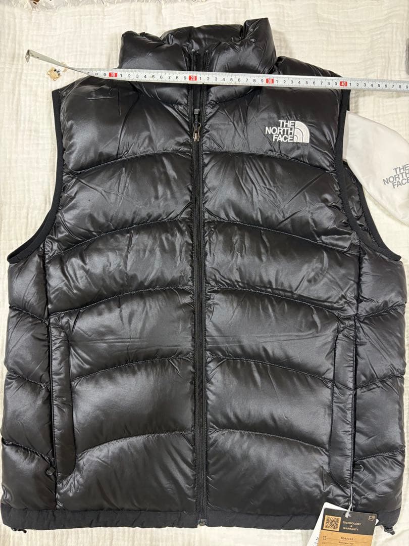 まっすぅ☆タグ付き☆ノースフェイス ベスト ブラック S ダウン