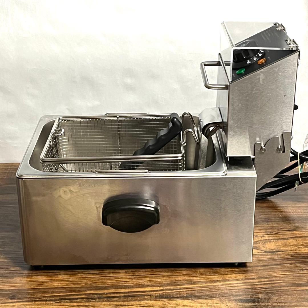 業務用 大容量 電気フライヤー 6L油槽 XD-CM6LF TAKASYOU