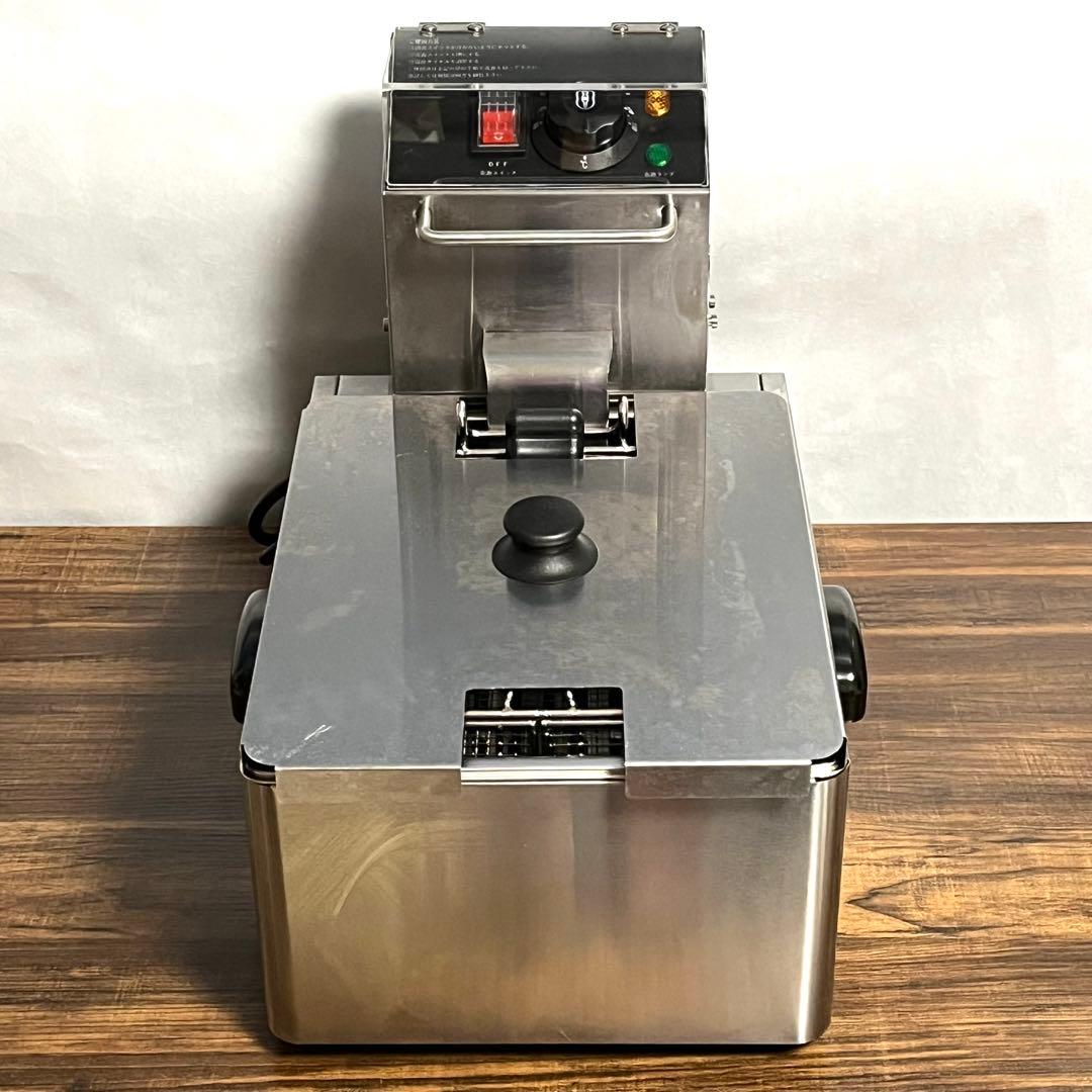 業務用 大容量 電気フライヤー 6L油槽 XD-CM6LF TAKASYOU