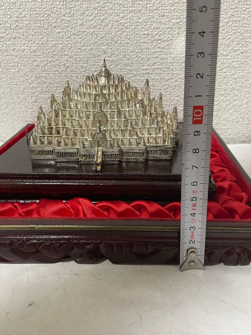銀細工 シルバー925　仏塔　淨重量275g