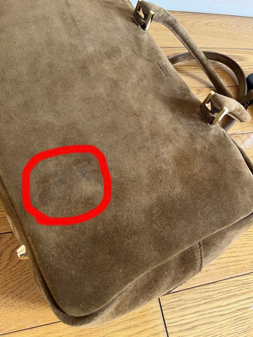 IENA Manuel MILANO マニュエルミラノ スエードボストンバッグ