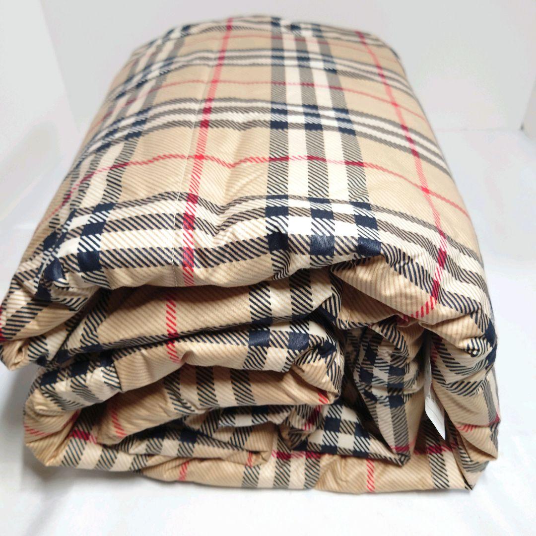バーバリー　羽毛肌掛け布団　ダウンケット
