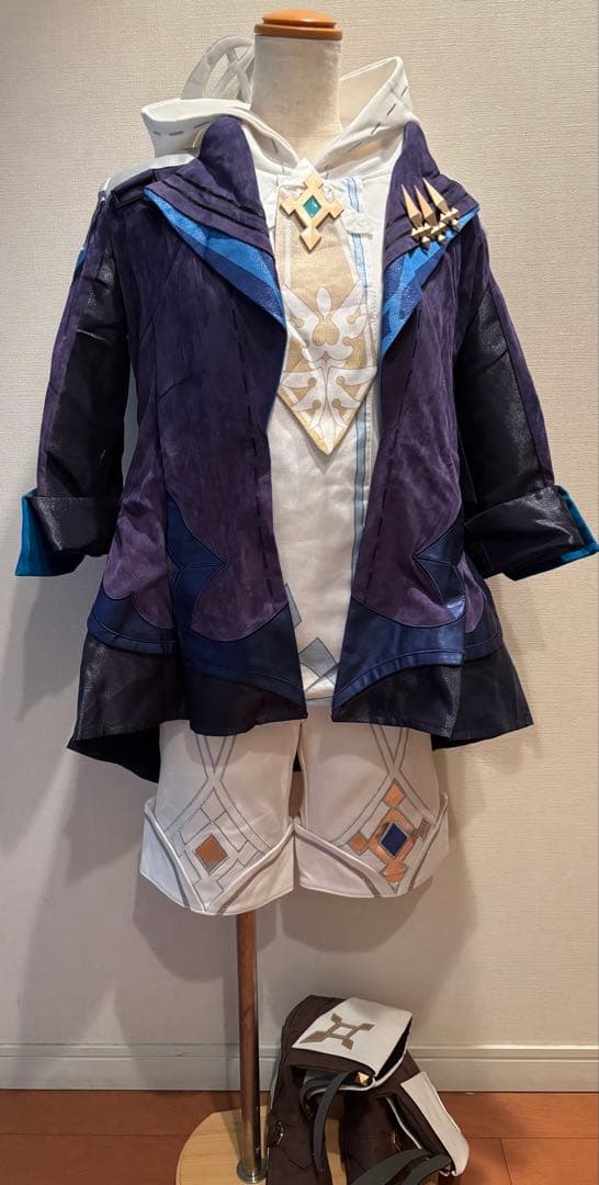 【武器付き】原神　ミカ　三分妄想Mサイズ　コスプレ衣装　フルセット