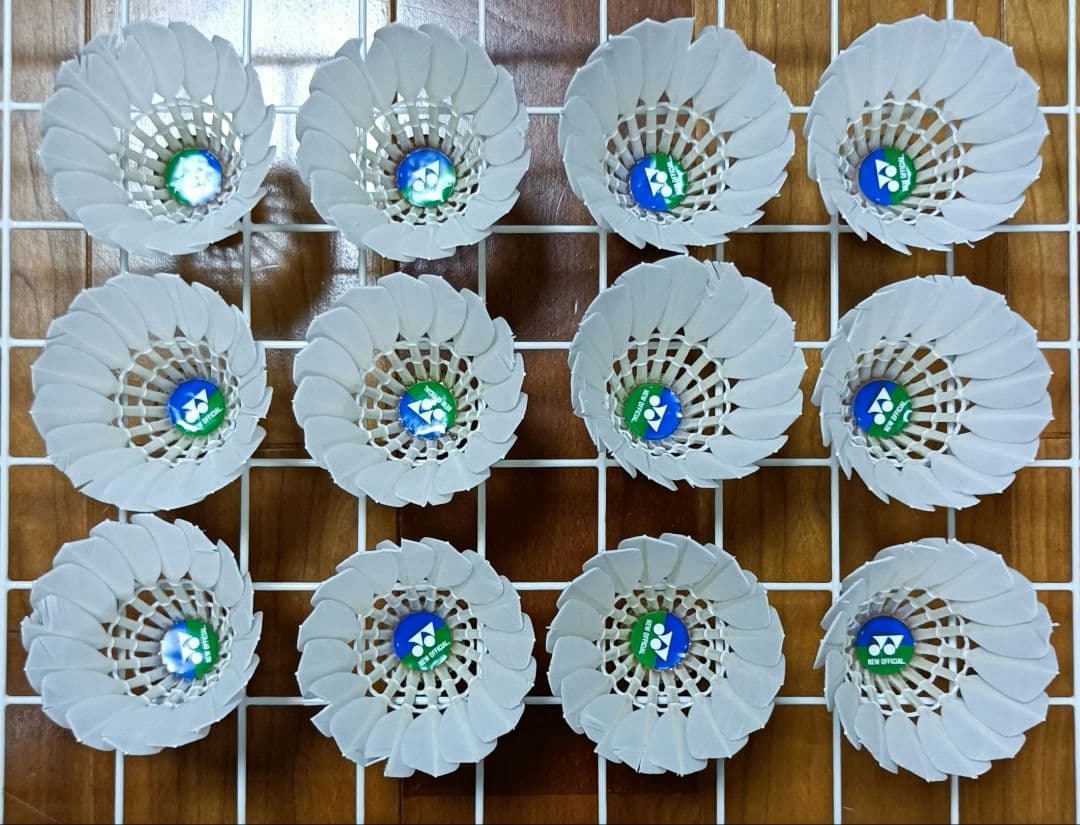 YONEX ヨネックス ニューオフィシャル 中古 10ダース シャトル 基礎羽根