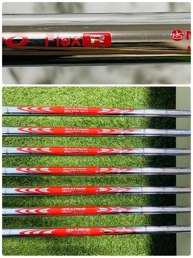 【良品】大人気モデル ピン i230 白ドット メンズアイアンセット 7本 R