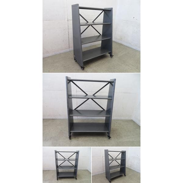 美品■ダルトン■L SHELF RAW■3段シェルフ■キャスター付き■