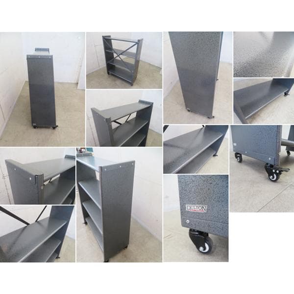 美品■ダルトン■L SHELF RAW■3段シェルフ■キャスター付き■