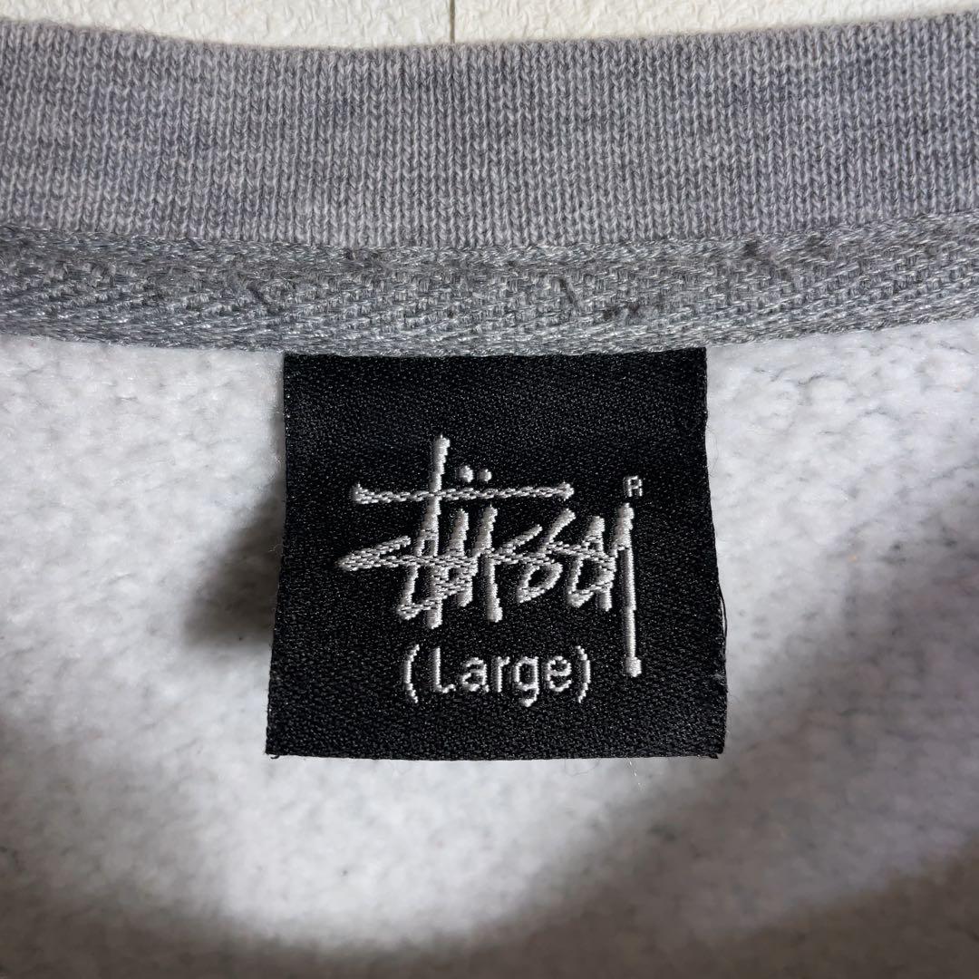 【超希少】ステューシー スウェット 90s バックでかプリント 人気Lサイズ