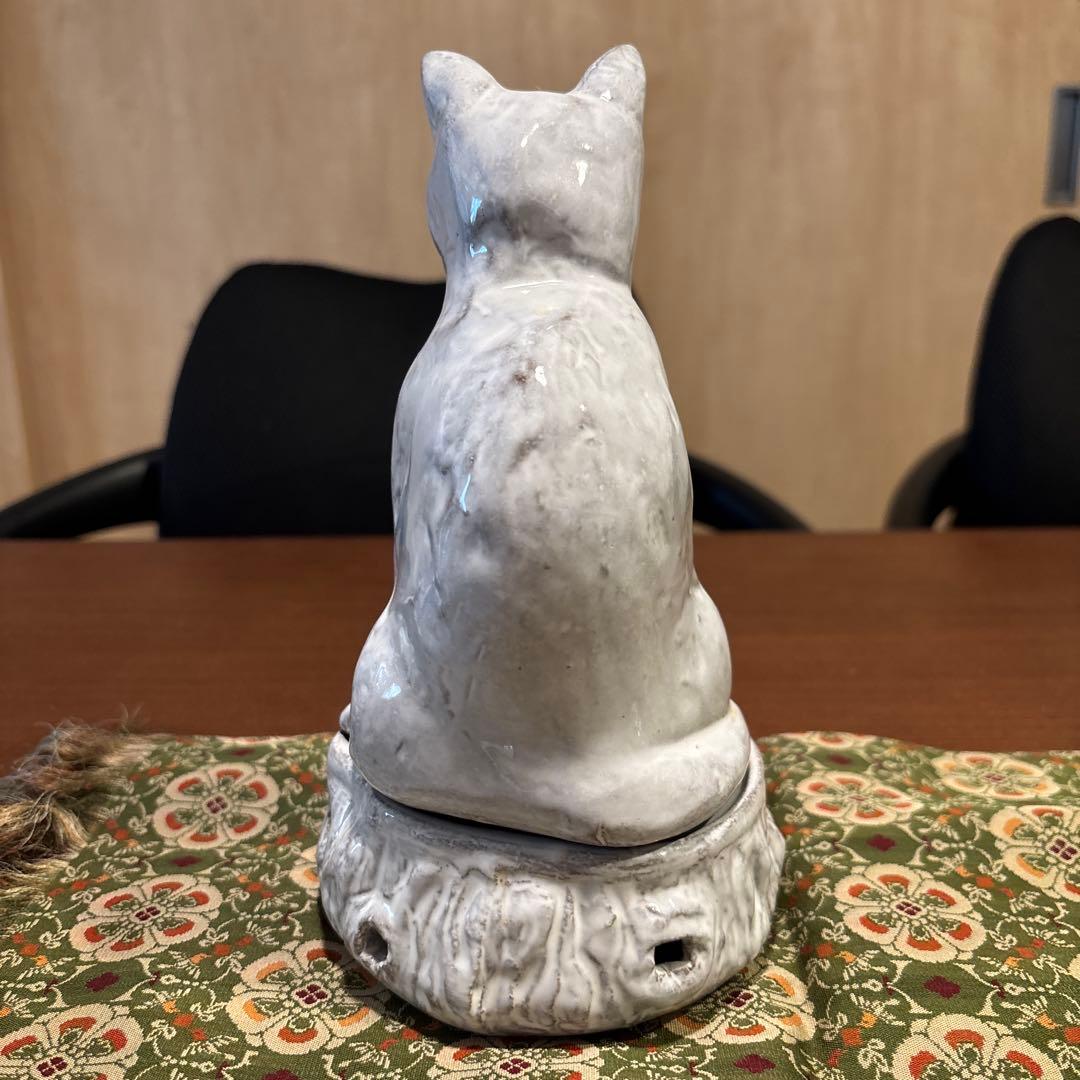 【割れあり】アスティエ インセンスバーナー　セツコキャット