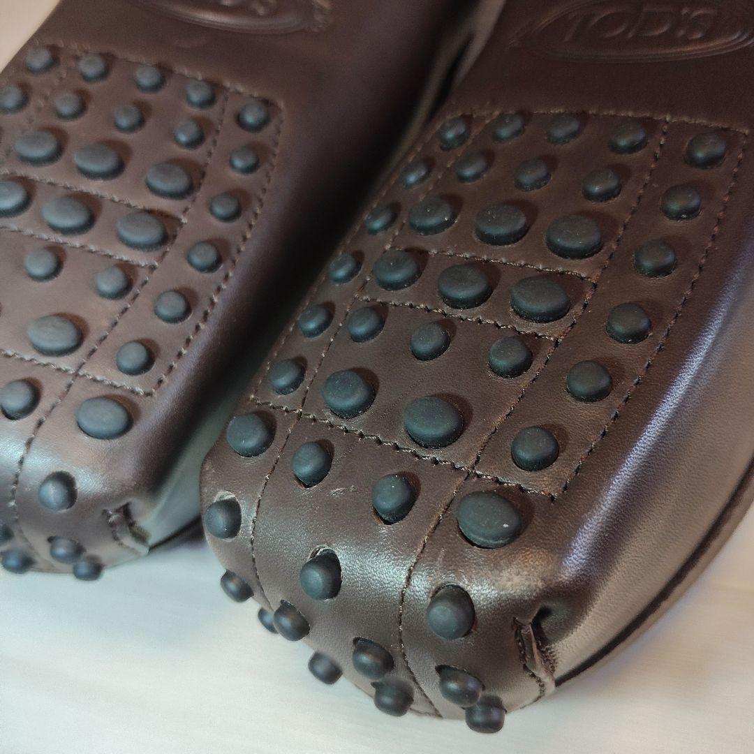 ⭐TOD'SダブルTドライビングシューズ　EU39.5 BRW woman's