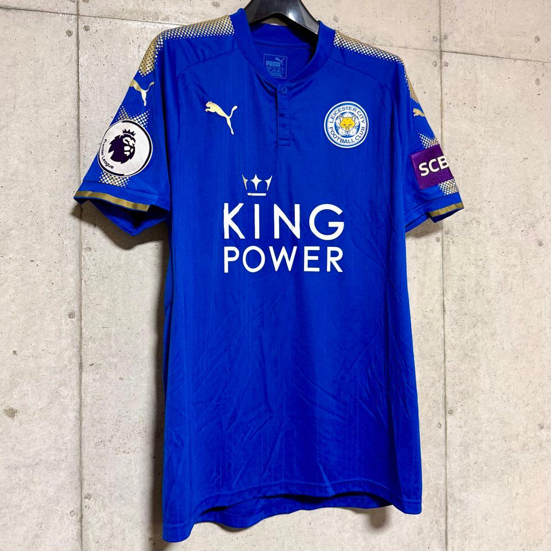 【美品！】17/18 レスター・シティFC ♯20 岡崎慎司【Lサイズ】ホーム