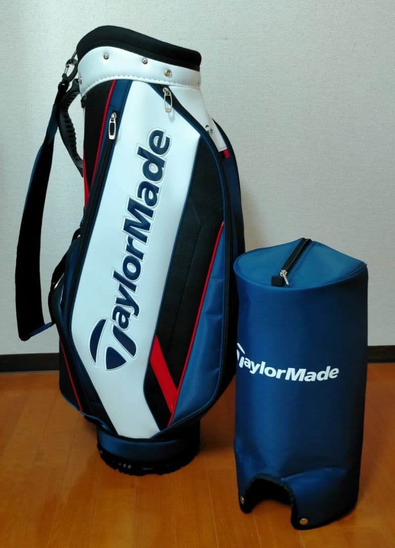 キャディバッグ　テーラーメイド　トゥルーライト　ネイビー　レッド　ブラック