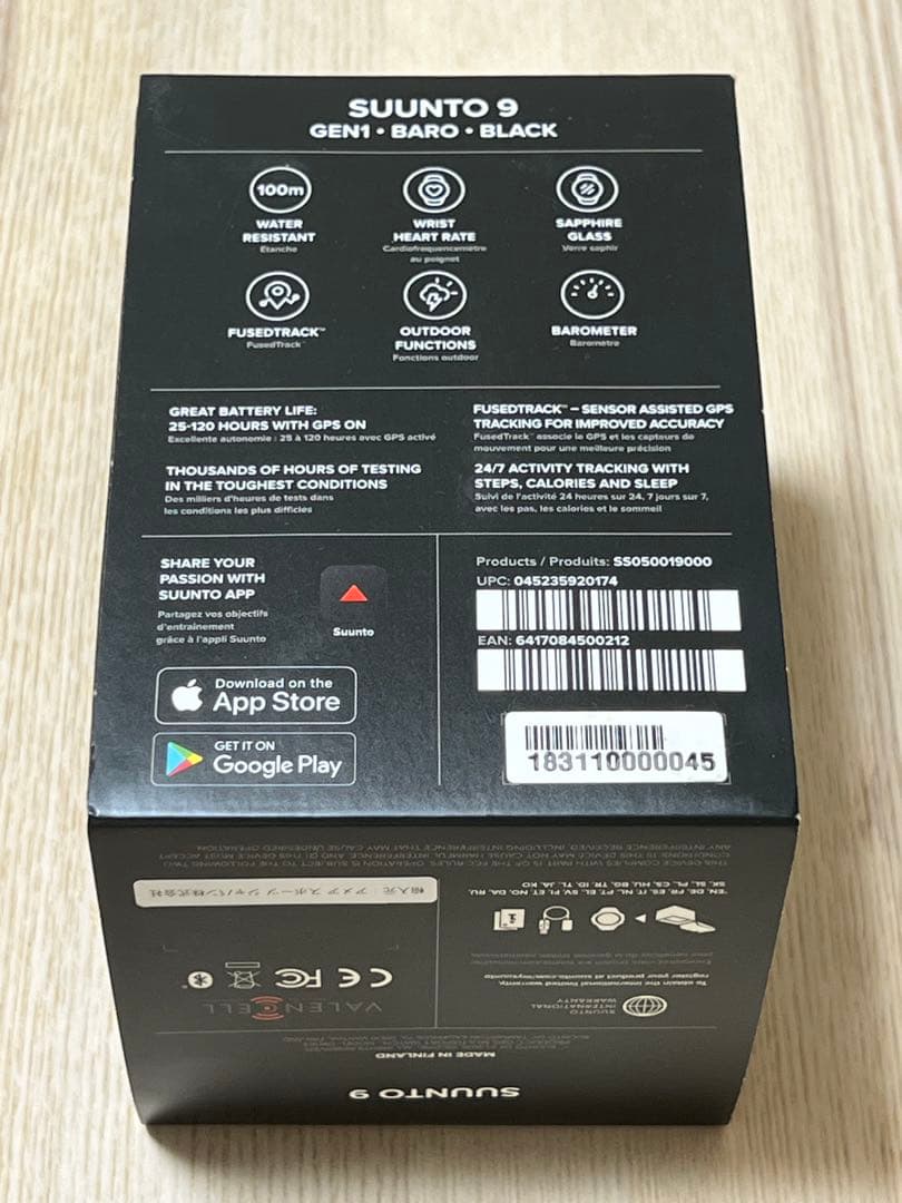 SUUNTO 9 BARO BLACK 腕時計(デジタル)