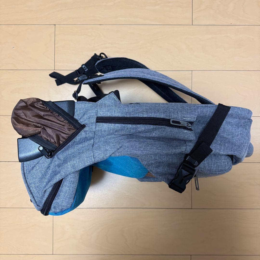 未使用　4way 軽量 多機能キャリー 大容量 リュック キャリーバッグ グレー
