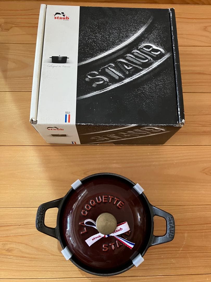 ヴィンテージシリーズR　グレナディンレッド　ストウブ　ココット　12cm