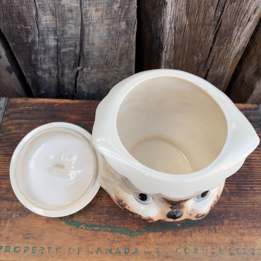 【1970s USA vintage】LEFTON レフトン 猫 クッキージャー