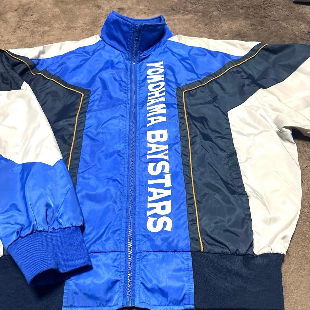 【激レア】横浜ベイスターズ グラウンドコート ナイロンジャケット スタジャン