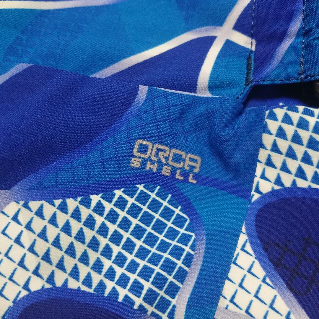 送料無料【Phenix】青白総柄スキーパンツ S ORCA SHELL