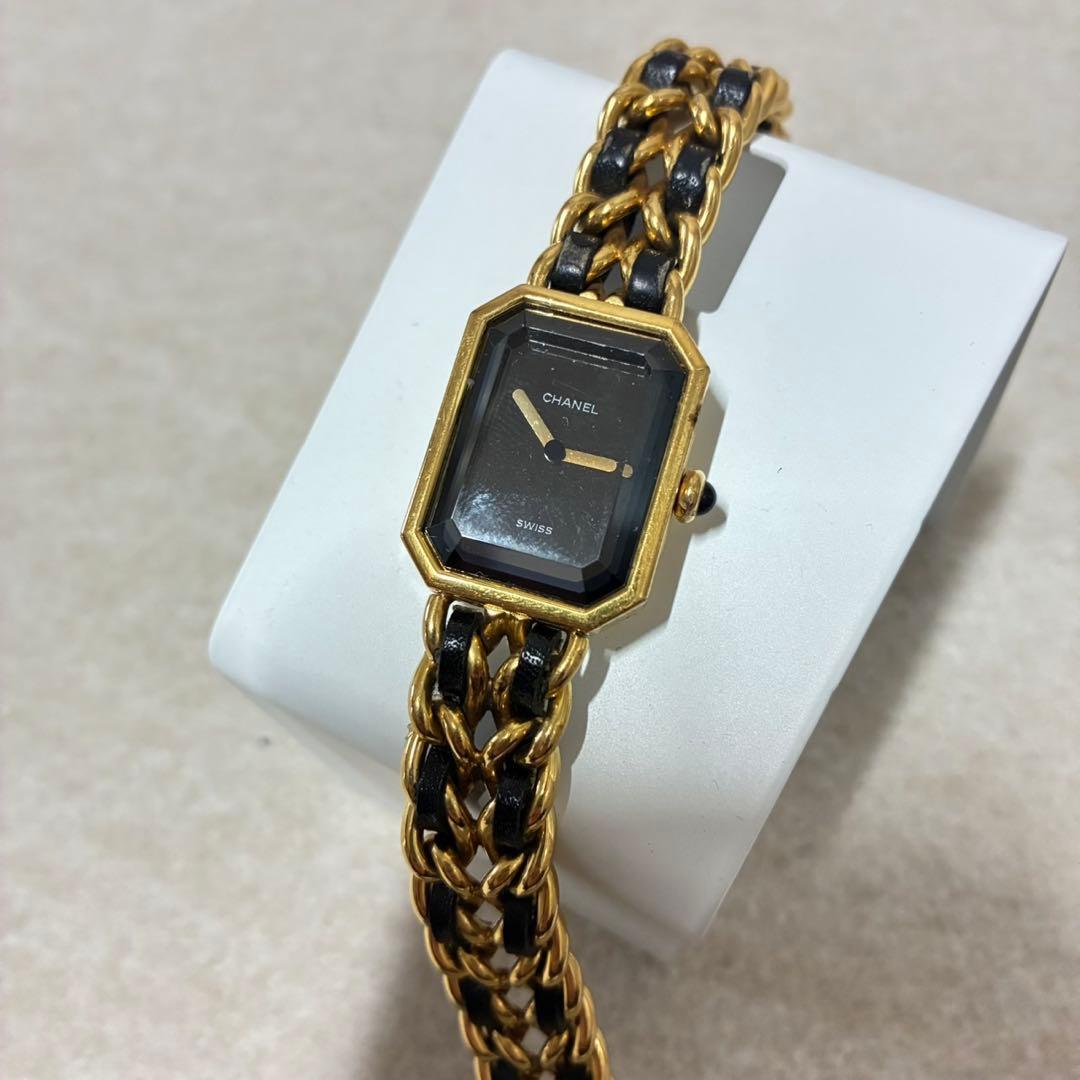 シャネル プルミエール Lサイズ H0001 腕時計レディース クオーツ