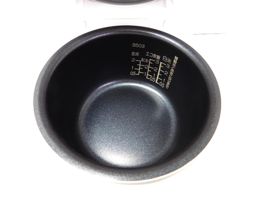 象印 炊飯ジャー NL-BC05-WA 極め炊き 3合炊き 19年製 炊飯器