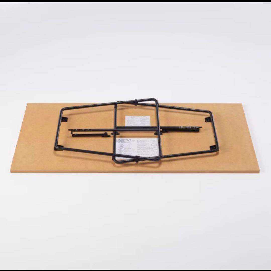 n*e様 無印良品 120cmデスク ・オーク材　折りたたみ収納可