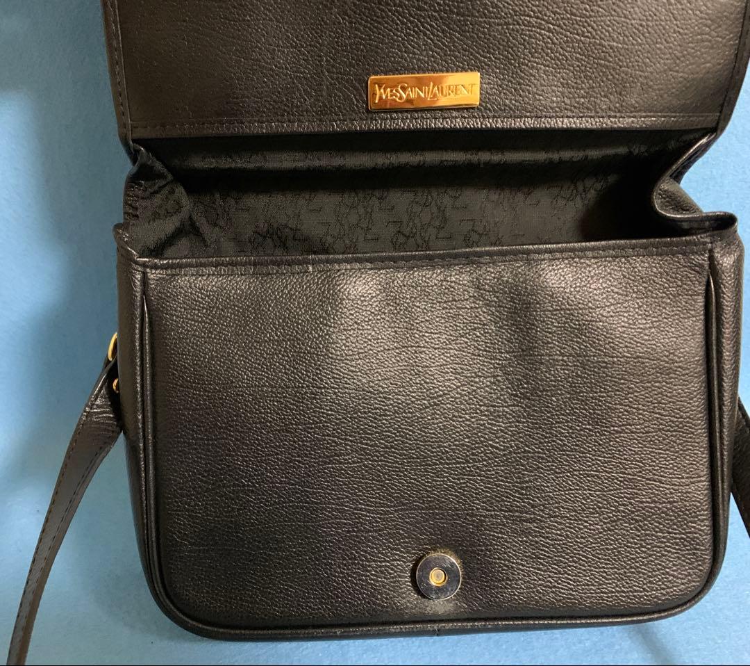 ヴィンテージ イヴ・サンローラン YSL 刻印 ショルダ-バッグ