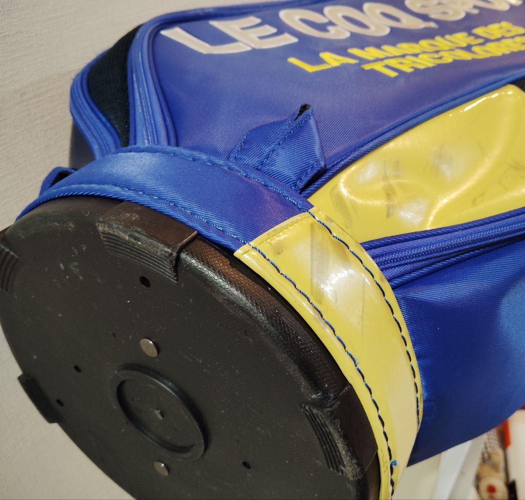 ルコックスポルティフ キャディバッグ QQBPJJ08 BL ブルー/イエロー