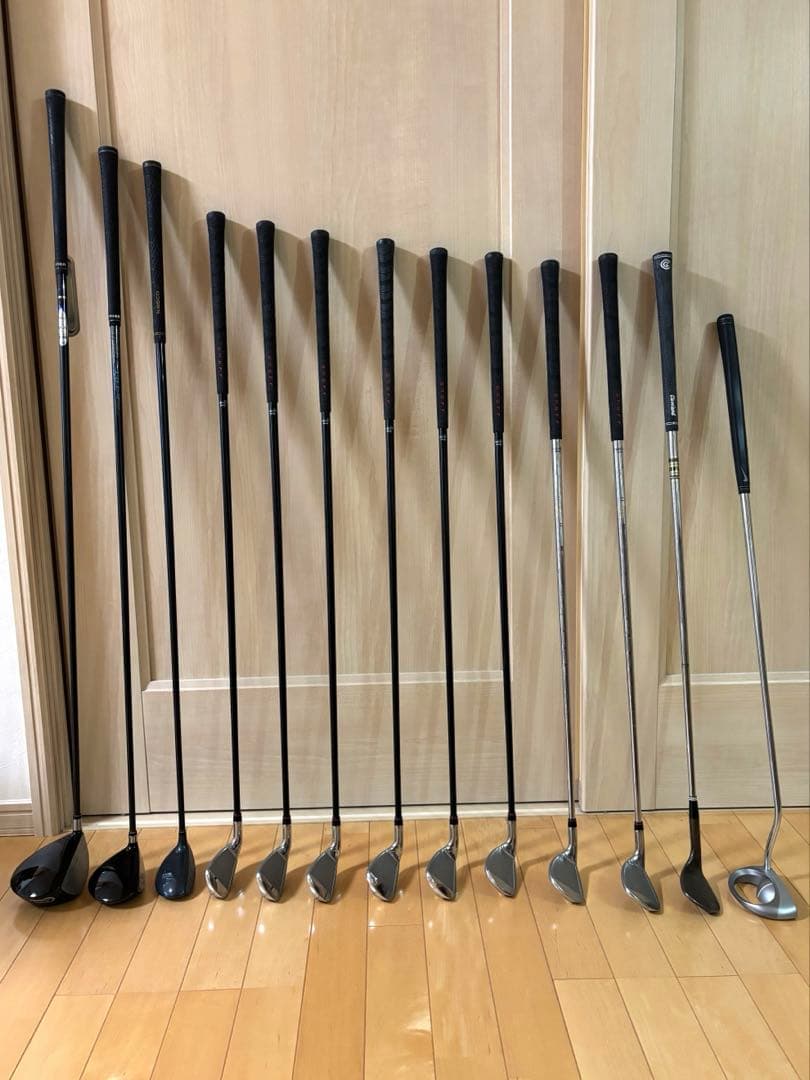 ゴルフクラブ 13本 キャディーバッグセット ゴルフボールおまけ付
