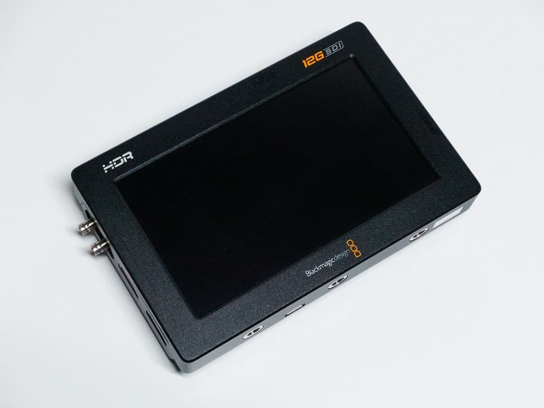 Blackmagic Video Assist 5\" 12G HDR ゲージ付き