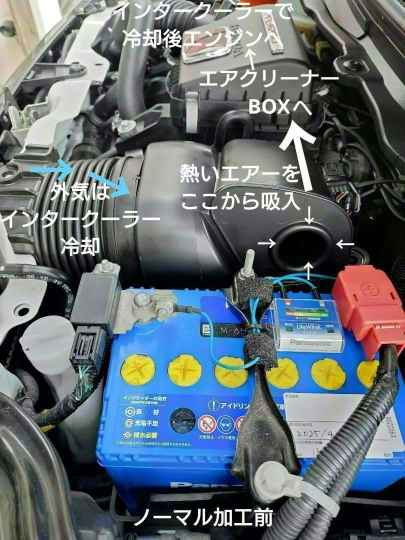 N-ONE N-BOX N-WGN エアクリーナーインタークーラーエアーガイド