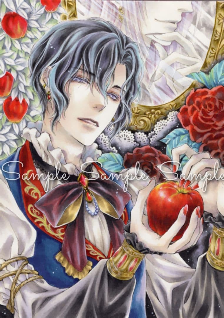 手描きイラスト＊オリジナル【白雪王子】