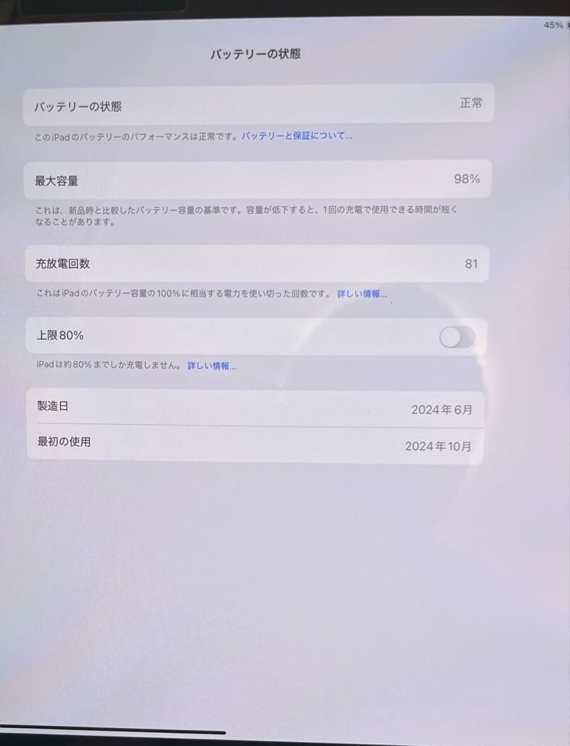 iPad Pro M4 13インチ　Wi-Fi＋Cellular 256GB