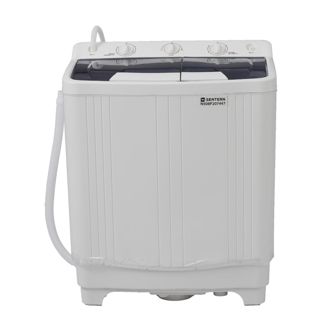 二槽式洗濯機 縦型洗濯機 洗濯6.5kg/脱水槽4kg 大容量タイマー機能付き