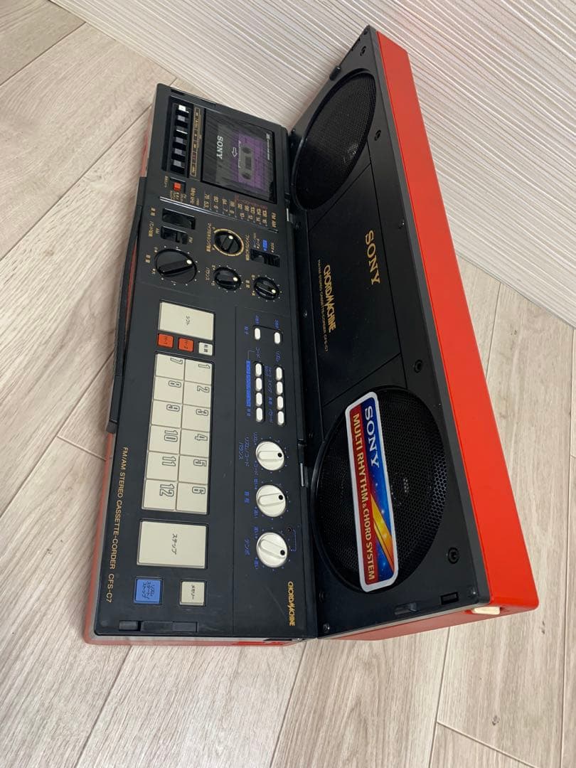 希少 高機能ステレオラジカセ 分離型スピーカー 完動品 CFS-C7ソニー