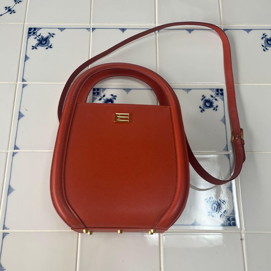 エトロ ETRO オレンジ　ハンドバッグ ショルダーバッグ