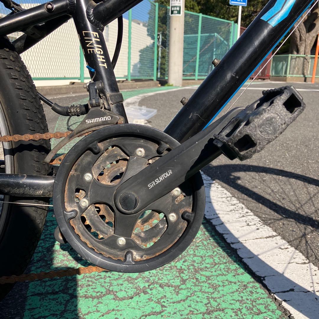 HARO ジュニアスポーツ自転車 24インチ ブラック/ブルー