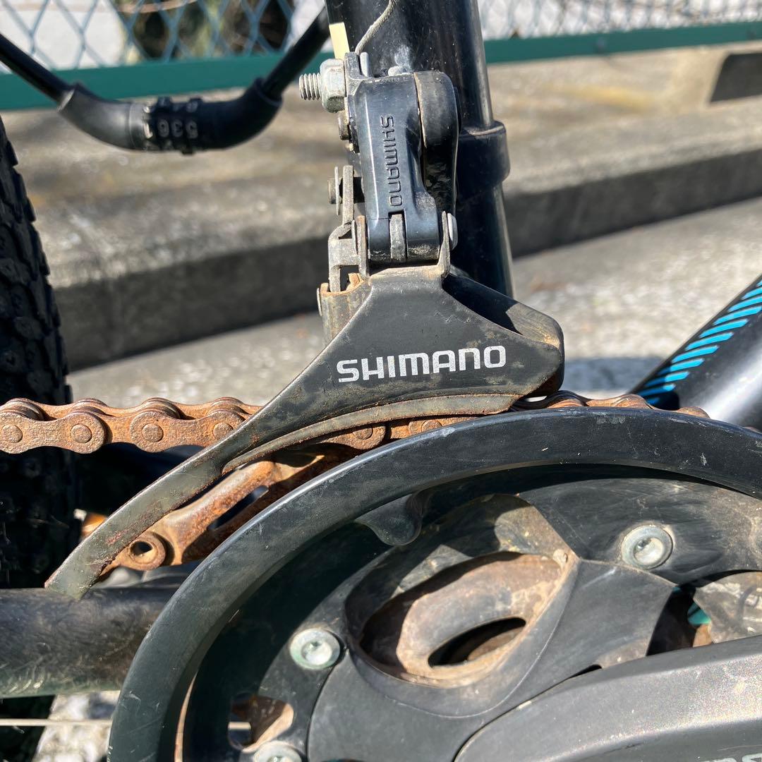 HARO ジュニアスポーツ自転車 24インチ ブラック/ブルー